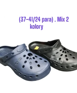 Klapki Kroksy DAMSKIE (37-41, 24par) mix kolor