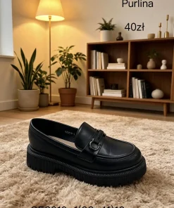 Buty Mokasyny DAMSKIE (36-41, 12par) 1 kolor