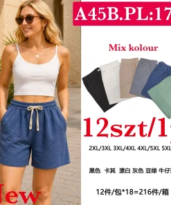 Spodenki Damskie,Size 2xl/3xl-5xl/6xl, paczka 12szt, mix kolor