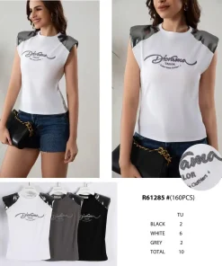 Bluzki Damskie,Size uni,paczka 10szt, mix kolor
