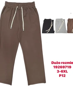 Spodnie Damskie,Size 3xl-6xl,paczka 12szt, mix kolor