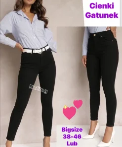 Jeansy damskie,size 38-46,paczka 10szt ,1kolor