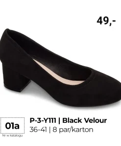 Buty Czółenka Damskie (36-41, 8par) 1 kolor
