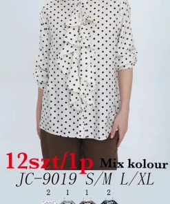Koszule Damskie,Size s/m-l/xl, paczka 12szt, mix kolor