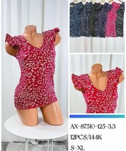 Bluzki Damskie,Size s-xl,paczka 12szt, mix kolor