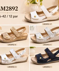 Sandaly DAMSKIE (36-42, 12par) 1 kolor