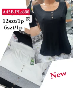 Bluzki Damskie,Size uni, paczka 12szt, mix kolor