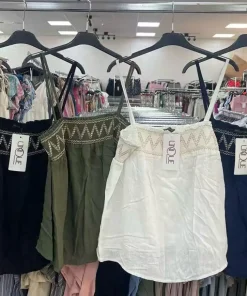 Bluzki damskie wloskie, Size uni ,paczka 6szt mix kolor