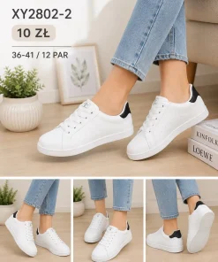 Buty Sportowe DAMSKIE (36-41, 12par) 1 kolor