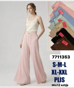 Spodnie Damskie,Size s-2xl,paczka 12szt, mix kolor
