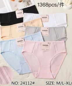 Majtki Damskie,Size m/l-xl/2xl,paczka 24szt, mix kolor