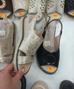 Sandaly na kotunie DAMSKIE (36-41, 12par) 1 kolor