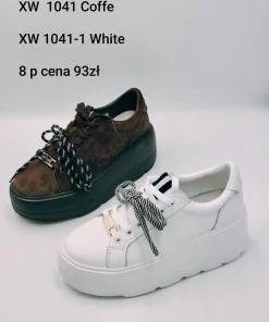Buty Sportowe DAMSKIE (36-41, 8par) 1kolor