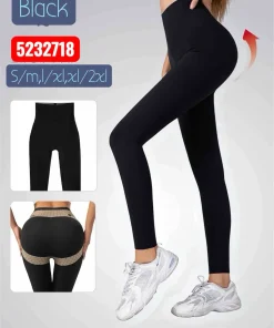 Legginsy Damskie,Size s/m-xl/2xl, paczka 12szt, 1 kolor