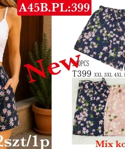 Spodenki Damskie,Size 2xl-5xl, paczka 12szt, mix kolor