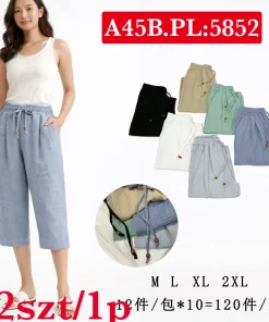 Spodnie Damskie,Size m-2xl, paczka 12szt, mix kolor