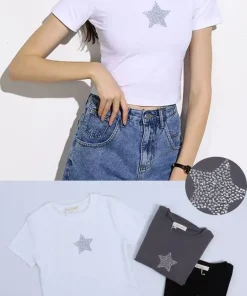 Bluzki Damskie,Size uni,paczka 10szt, mix kolor
