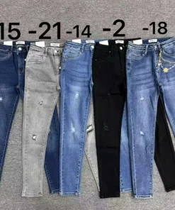 Jeansy Damskie ,size 34-42,paczka 10szt,1kolor