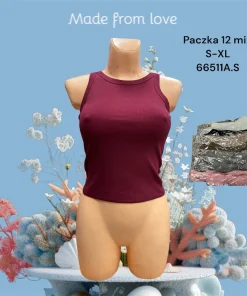 Bluzki Damskie,Size s-xl,paczka 12szt, mix kolor