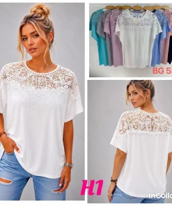 Bluzki damskie,size 2/3-4/5xl,paczka 12szt ,mix kolor