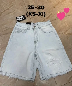 Spodenki jeansowe Damskie ,size xs-xl,paczka 12szt,1kolor