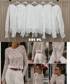 Bluzki damskie,size uni,paczka 6szt ,1kolor