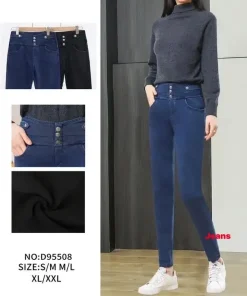 Jeansy Damskie,Size s/m-xl/2xl,paczka 12szt, mix kolor