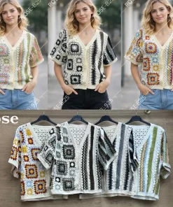 Bluzki damskie,size uni,paczka 6szt ,mix kolor