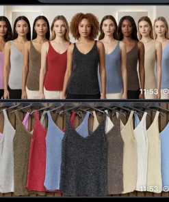 Bluzki damskie WŁOSKA ,Size uni ,paczka 6szt mix kolor