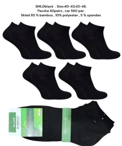 Stopki MĘSKIE,Size 40-46, paczka 40szt, 1 kolor