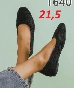 Buty Baleriny Damskie (36-41, 12par) 1kolor