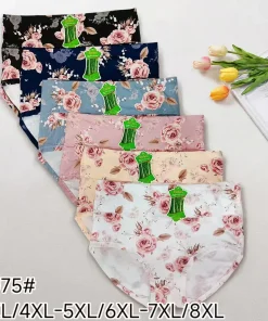 Majtki Damskie,Size 3xl/4xl-7xl/8xl,paczka 24szt, mix kolor