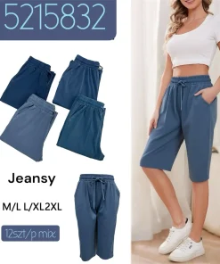 Jeansy Damskie,Size m/l-2xl, paczka 12szt, mix kolor