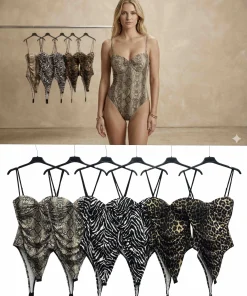 Body damskie WŁOSKA, Size uni ,paczka 6szt mix kolor
