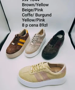 Buty Sportowe DAMSKIE (36-41, 8par) 1kolor