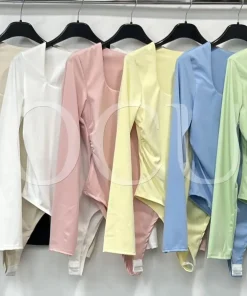 Body damskie wloskie, Size uni ,paczka 6szt mix kolor