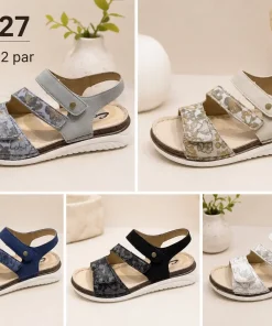 Sandaly DAMSKIE (36-41, 12par) 1 kolor