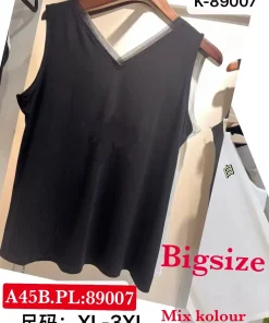 Bluzki Damskie,Size xl-3xl, paczka 12szt, mix kolor