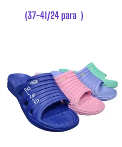Klapki DAMSKIE (37-41, 24par) mix kolor