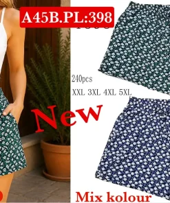 Spodenki Damskie,Size 2xl-5xl, paczka 12szt, mix kolor