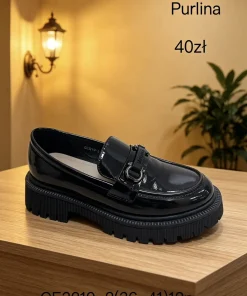 Buty Mokasyny DAMSKIE (36-41, 12par) 1 kolor