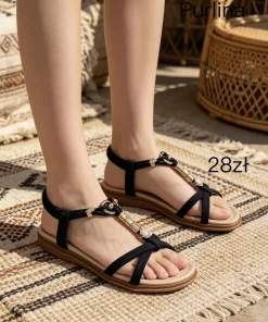 Sandaly DAMSKIE (36-41, 12par) 1 kolor