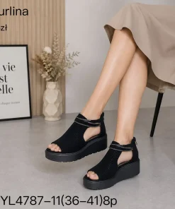 Sandaly DAMSKIE (36-41, 8par) 1 kolor