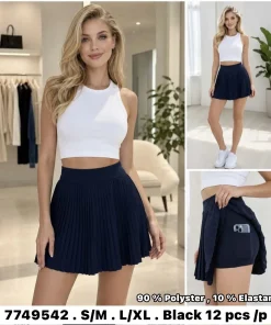 Spódnica krótka Damskie,Size s/m-l/xl,paczka 12szt, 1 kolor
