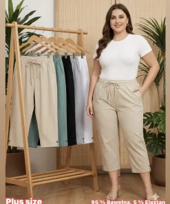 Spodnie Damskie,Size 2xl/3xl-5xl/6xl,paczka 12szt, mix kolor