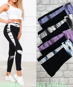 Legginsy Damskie,Size s/m-l/xl,paczka 12szt, mix kolor