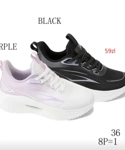 Buty Sportowe DAMSKIE (36-41, 8par) 1 kolor