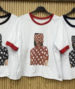 Bluzki damskie WŁOSKA ,Size uni ,paczka 6 szt mix kolor