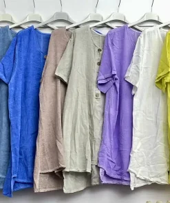 Bluzki damskie WŁOSKA ,Size uni ,paczka 6 szt mix kolor