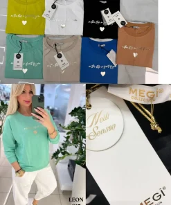 Bluzki damskieTURECKA ,Size uni ,paczka 6 szt mix kolor